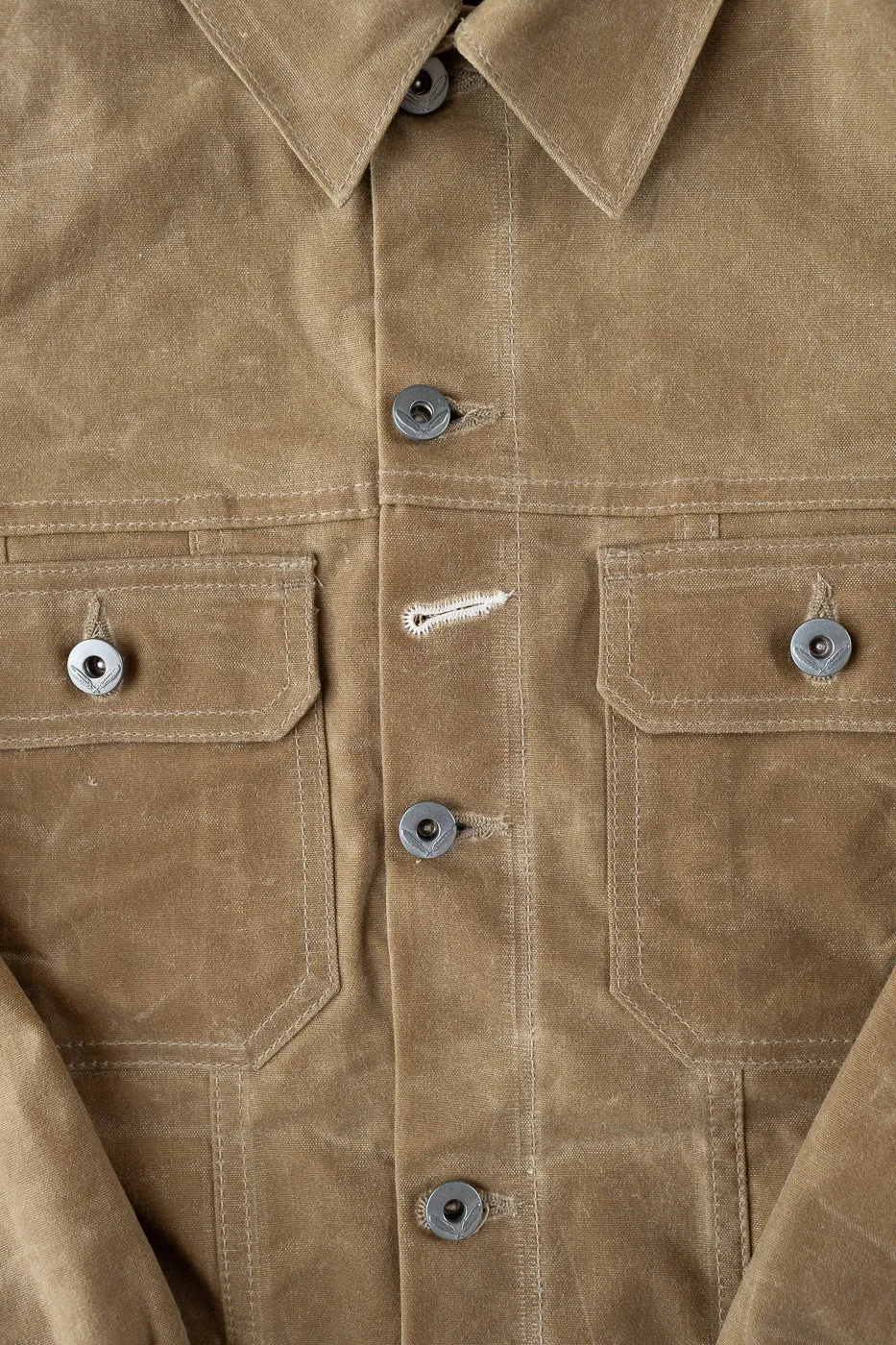 10oz Waxed Lined Cruiser Jacket - Tan