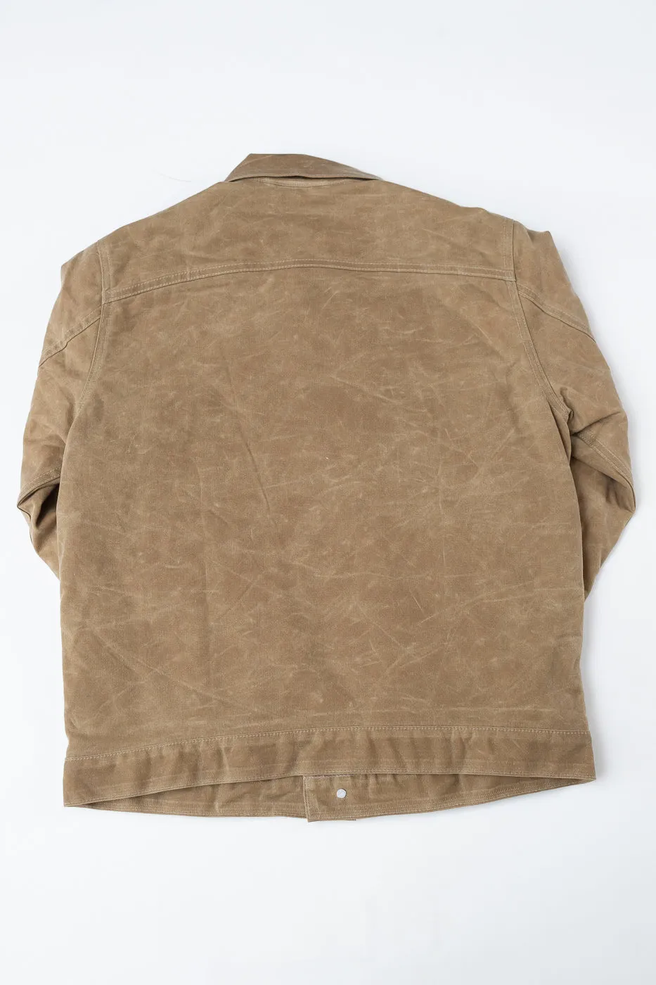 10oz Waxed Lined Cruiser Jacket - Tan