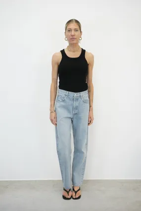 90’S MID RISE LOOSE FIT JEANS IN SNAPSHOT