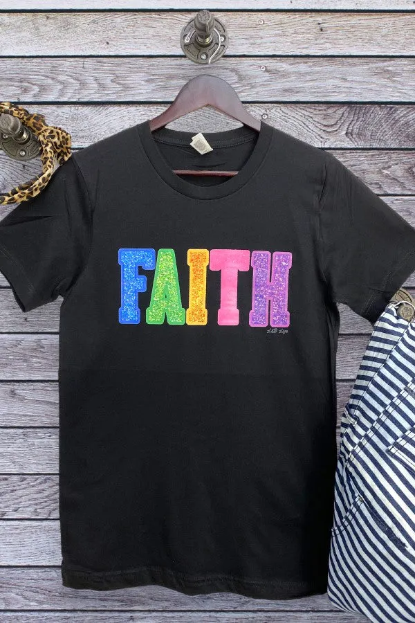 BC DTF COLORFUL FAITH- BLACK