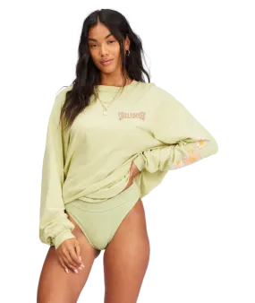 Billabong Heartbreaker L/S Tee-Agave