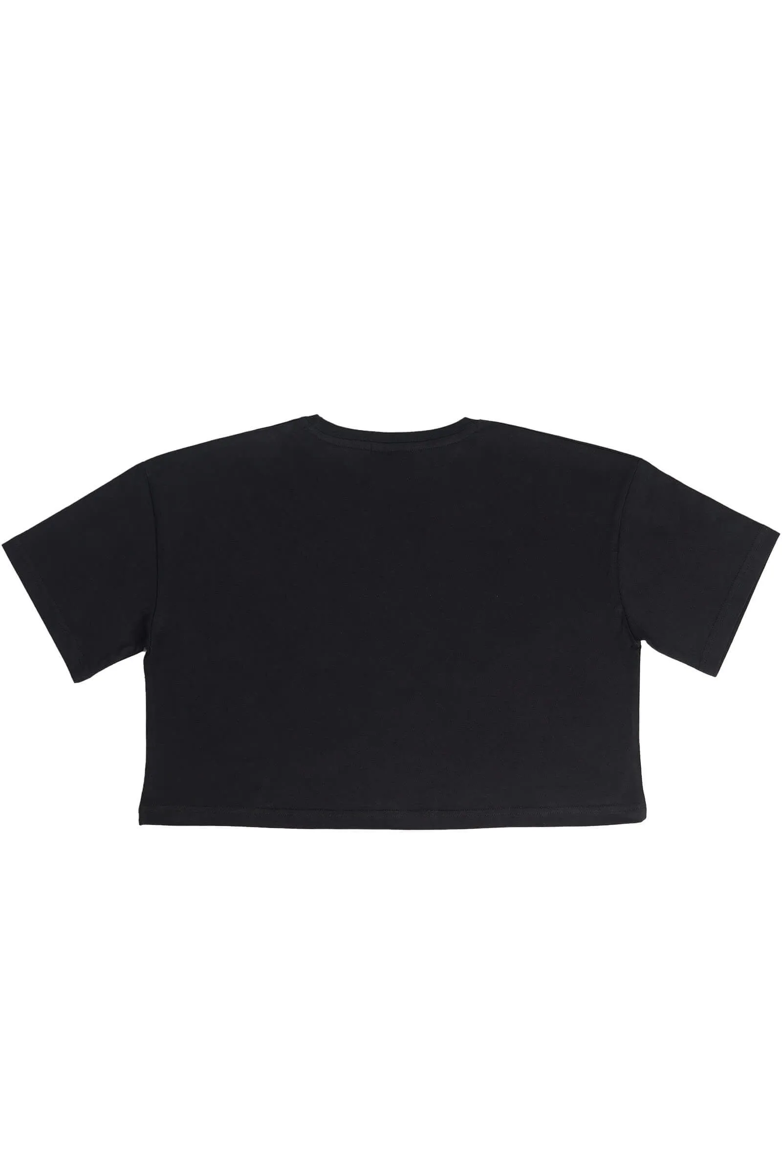 Black Loose Crop Top