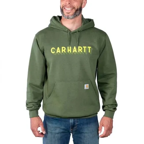 Carhartt 105944 Men's Rain Defender Loose Fit Midweight Logo Graphic Sweatshirt