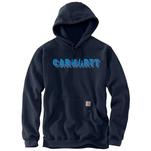 Carhartt 105944 Men's Rain Defender Loose Fit Midweight Logo Graphic Sweatshirt