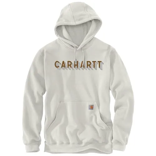 Carhartt 105944 Men's Rain Defender Loose Fit Midweight Logo Graphic Sweatshirt