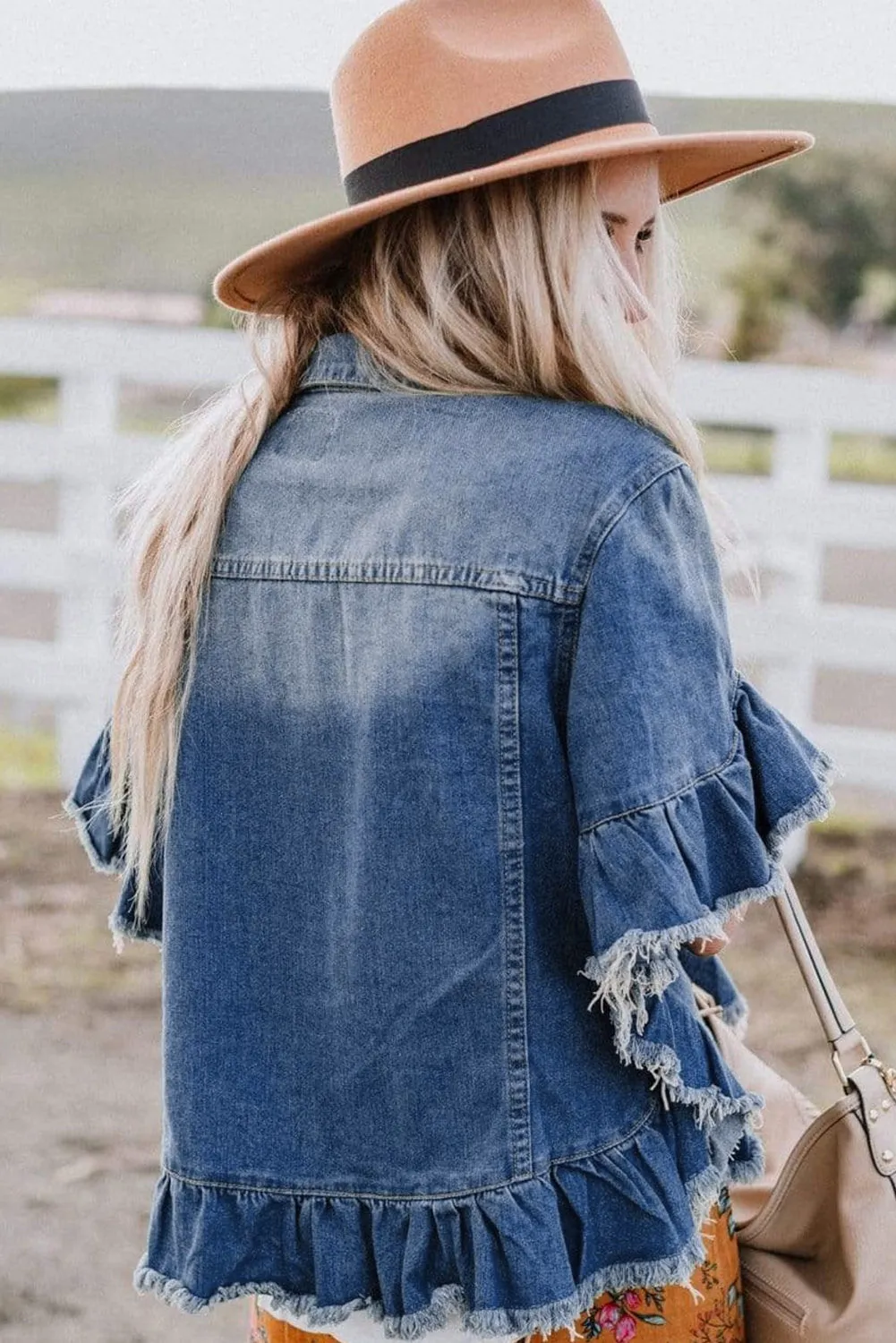 Deep Blue Denim Jacket