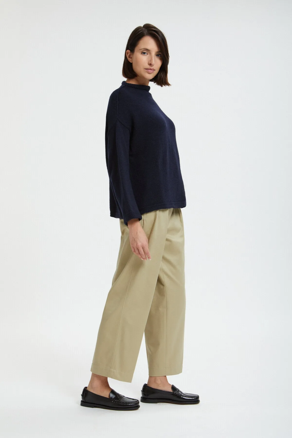 Double Pleat Chino Trousers