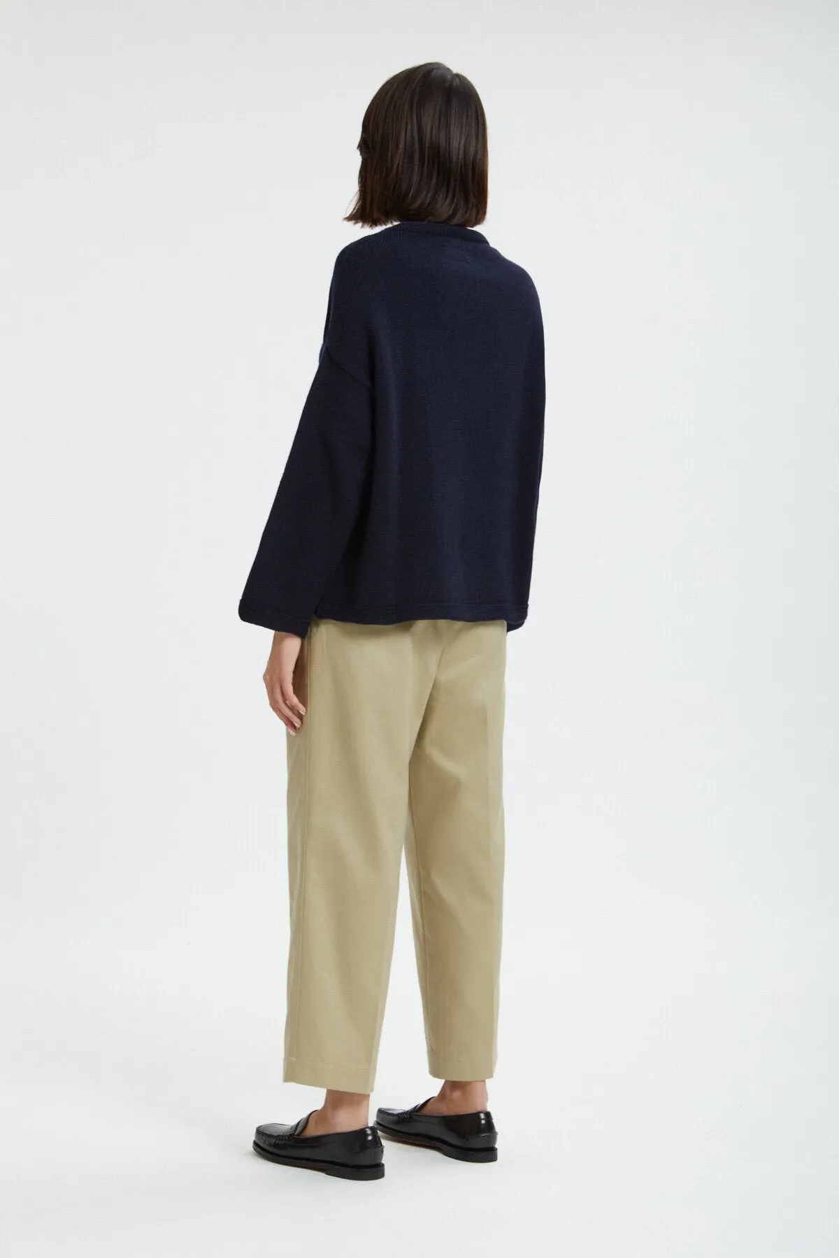 Double Pleat Chino Trousers