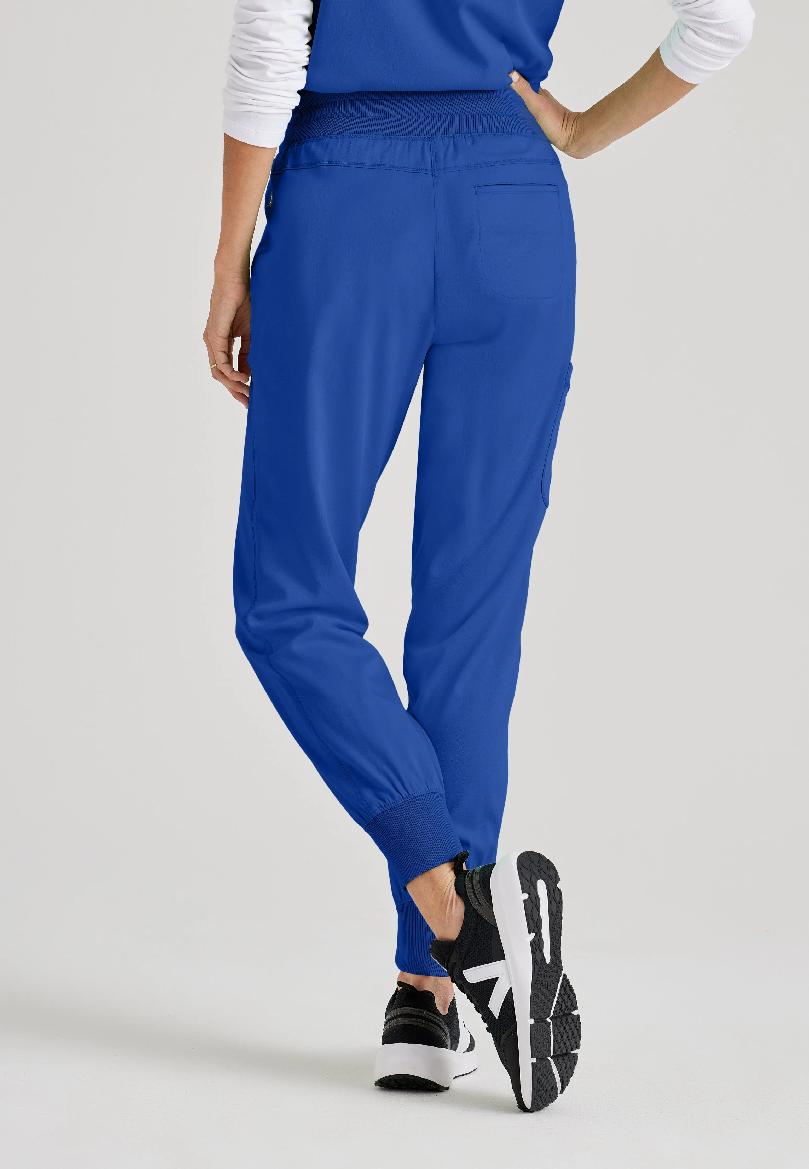 Eden 5-Pocket Mid-Rise Jogger Scrub Pant