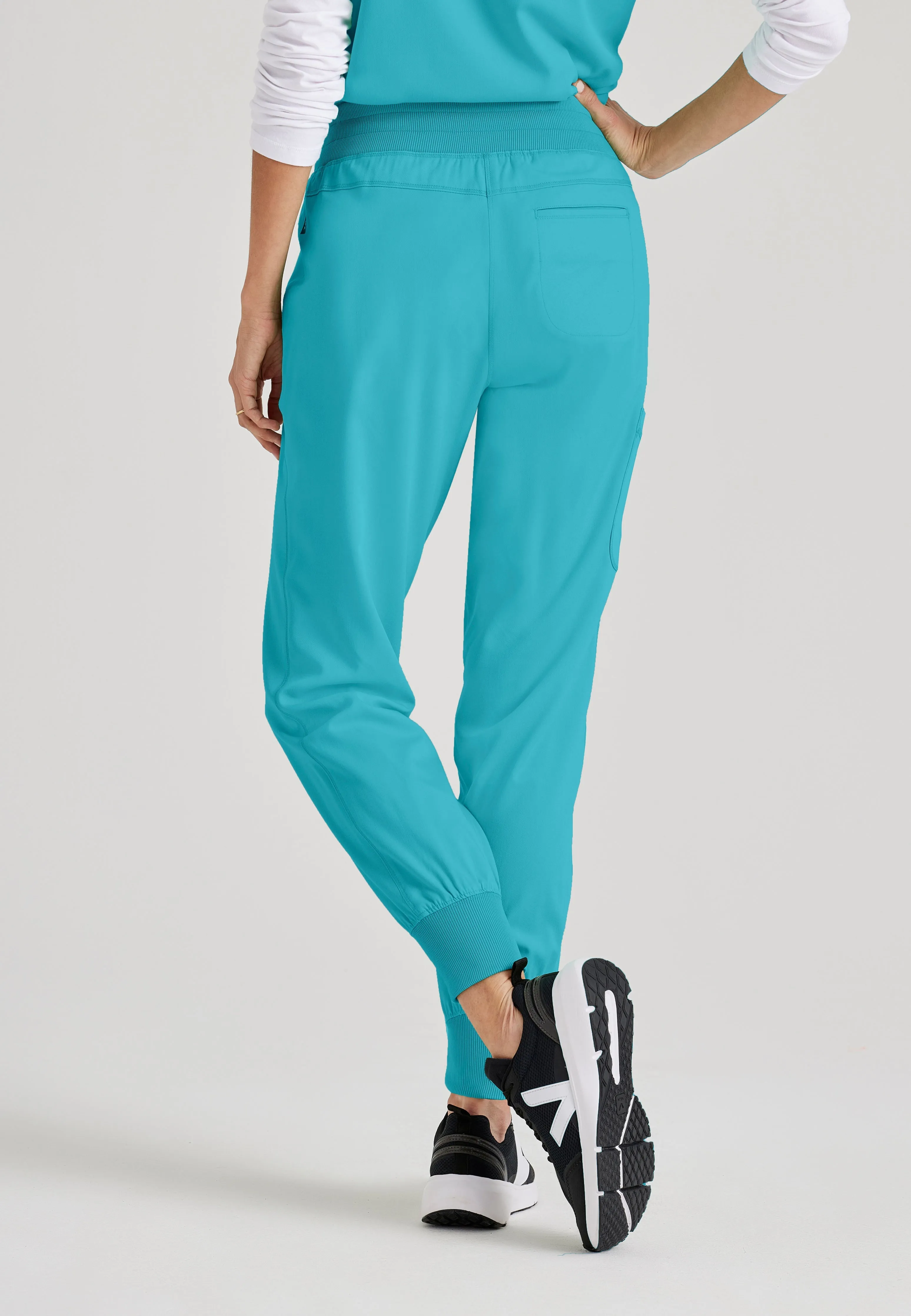 Eden 5-Pocket Mid-Rise Jogger Scrub Pant