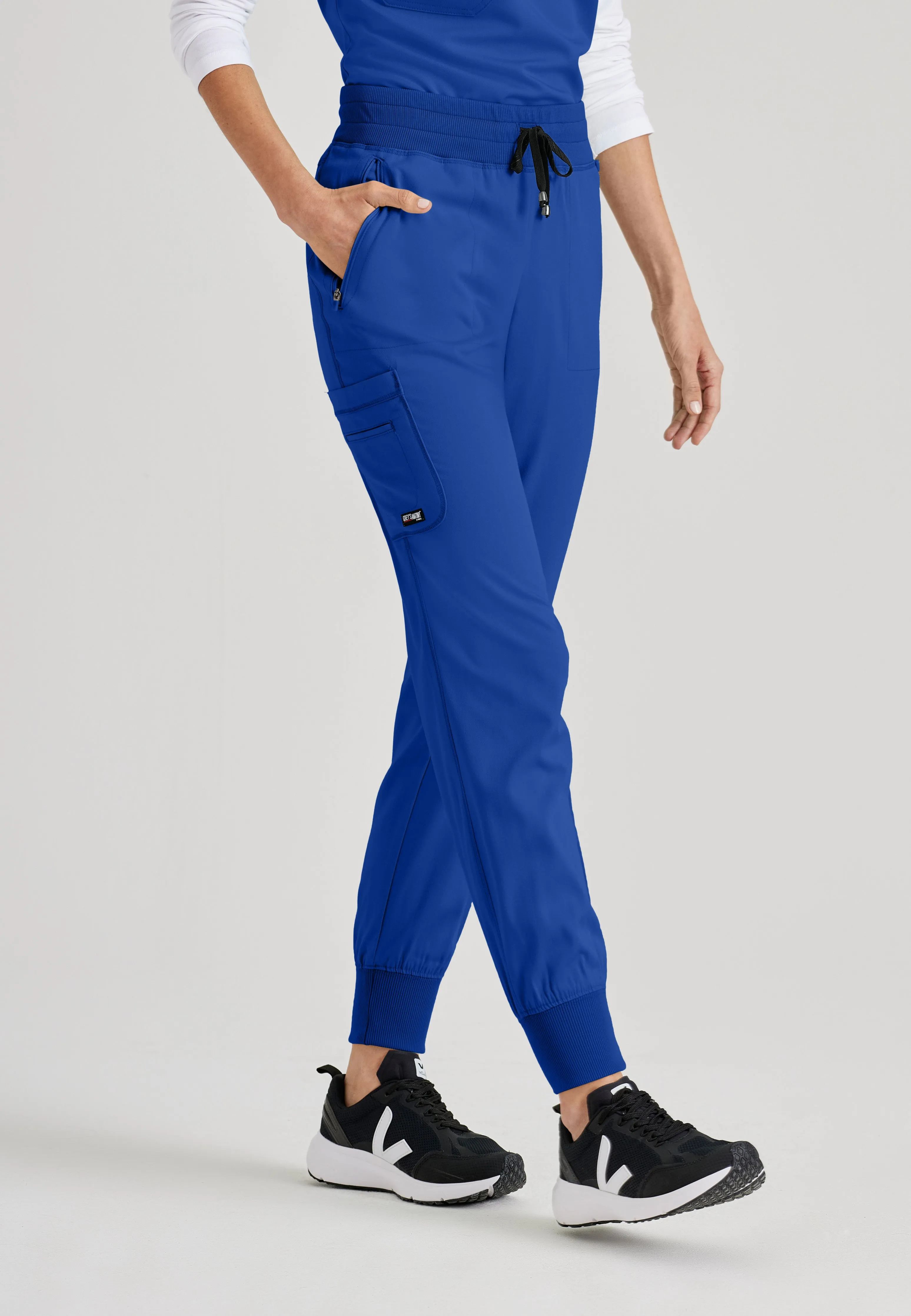 Eden 5-Pocket Mid-Rise Jogger Scrub Pant