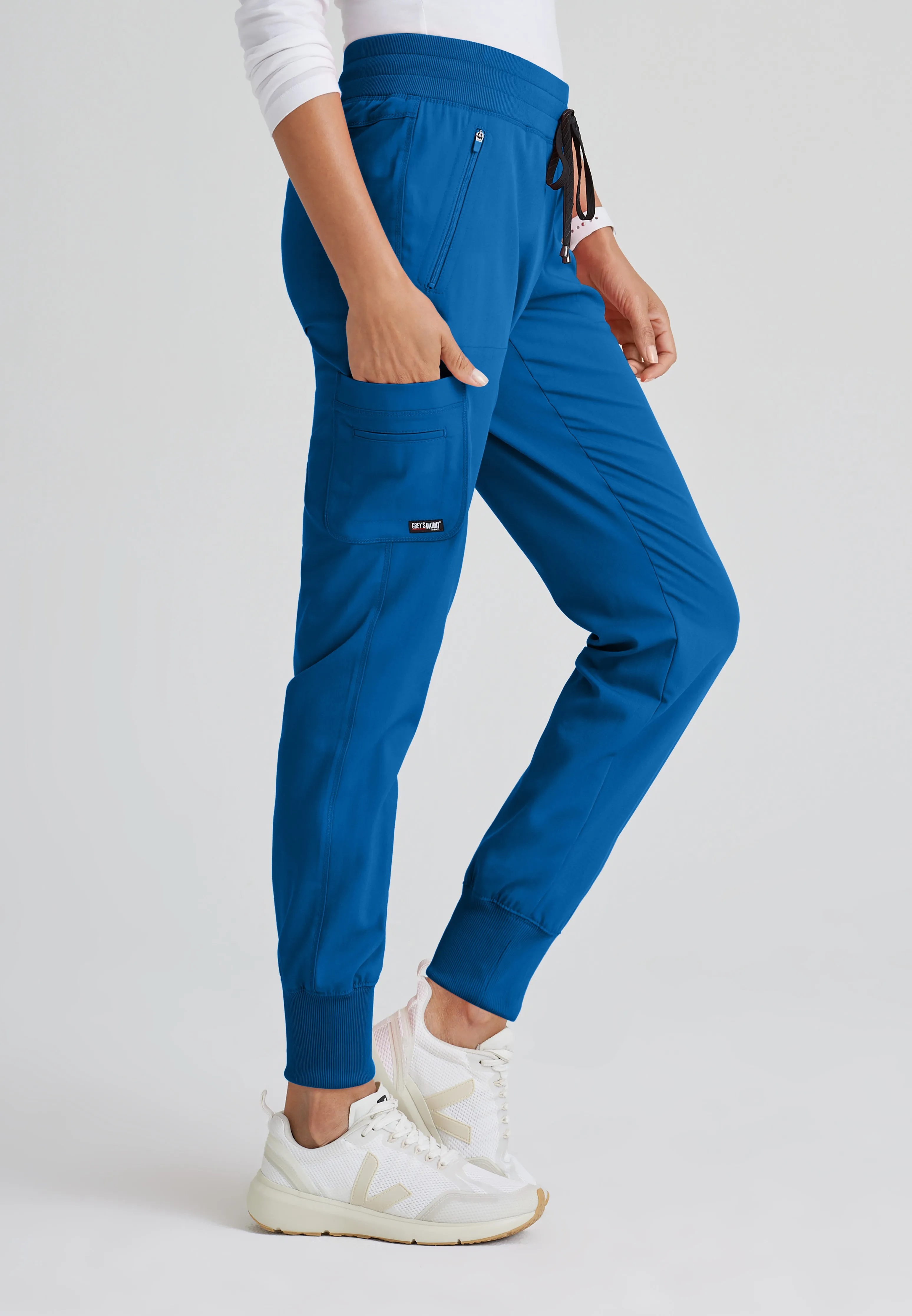 Eden 5-Pocket Mid-Rise Jogger Scrub Pant