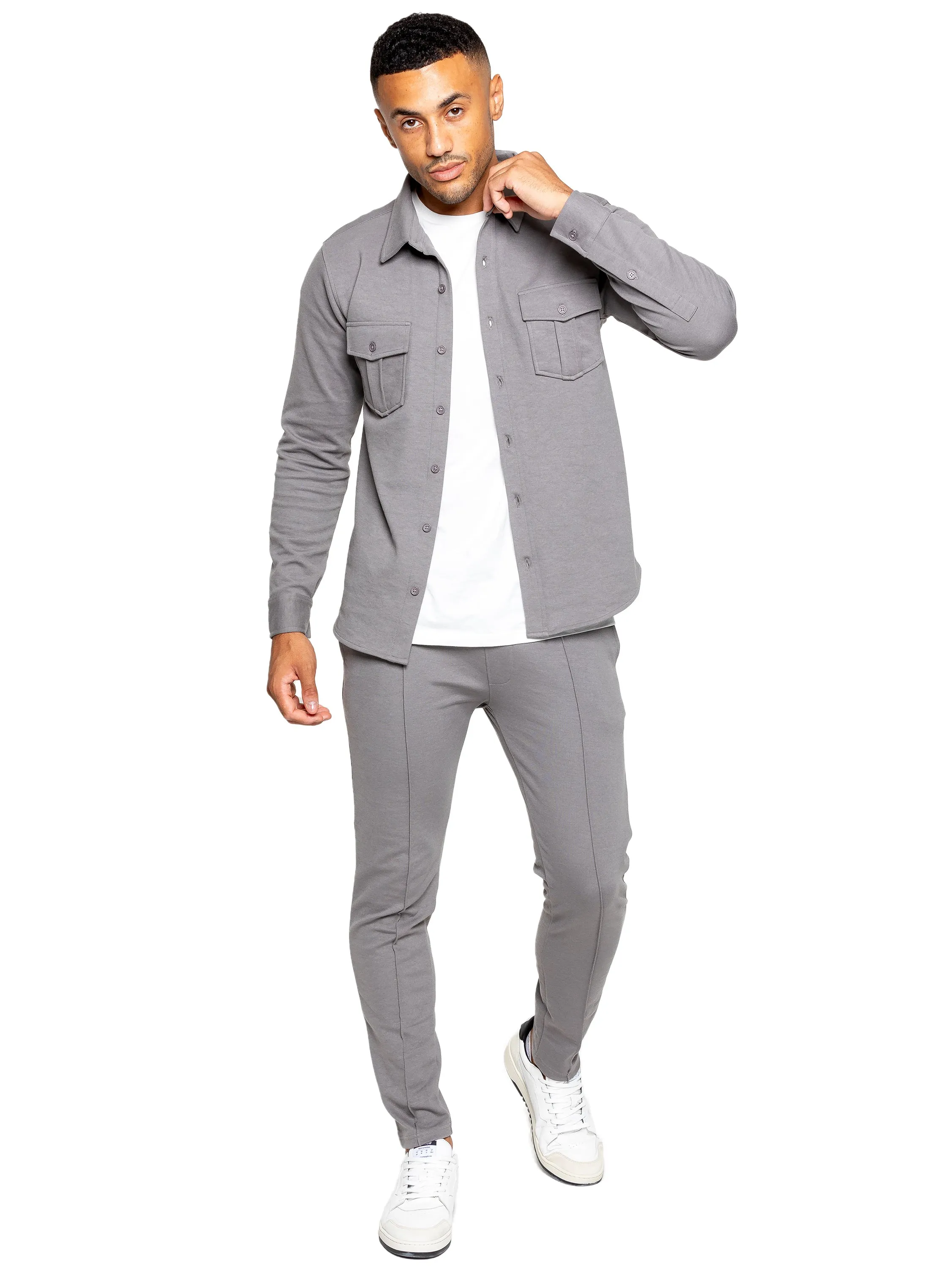 Enzo | Mens Overshirt Tracksuit Set