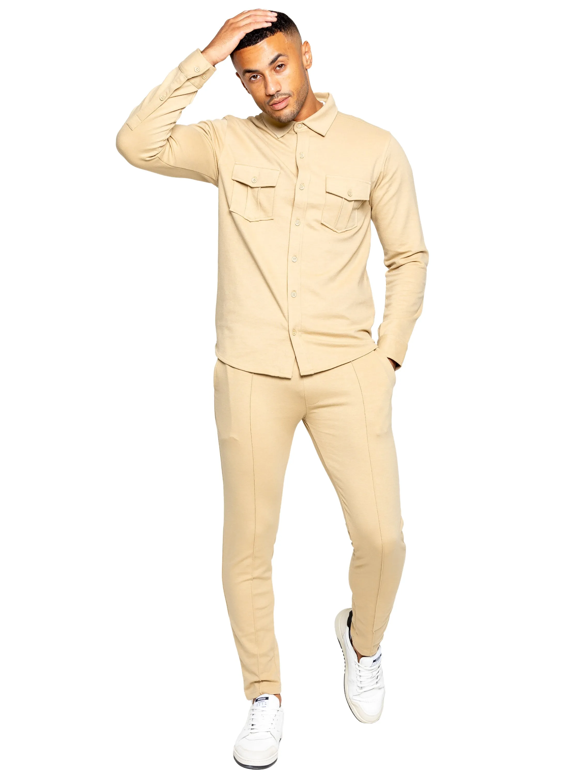 Enzo | Mens Overshirt Tracksuit Set