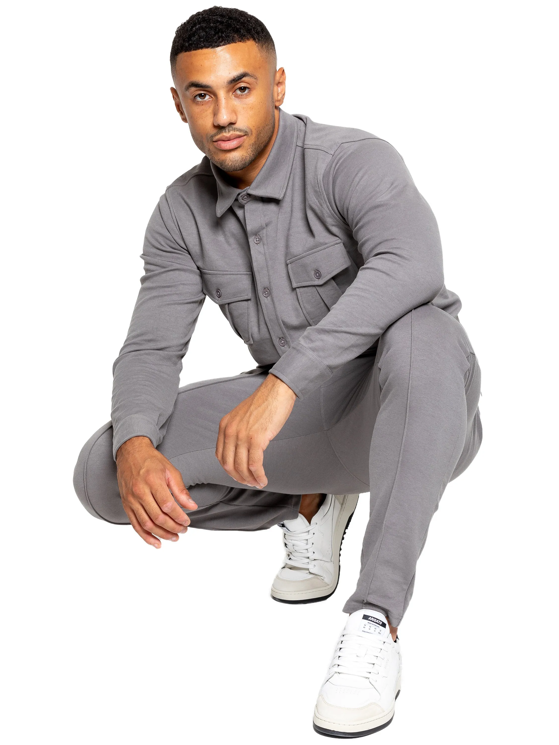 Enzo | Mens Overshirt Tracksuit Set