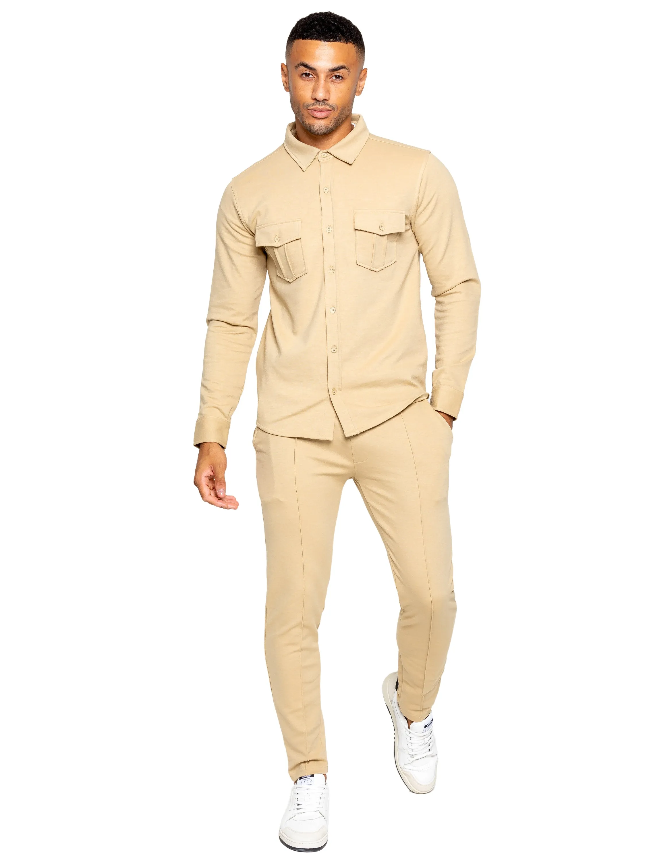 Enzo | Mens Overshirt Tracksuit Set