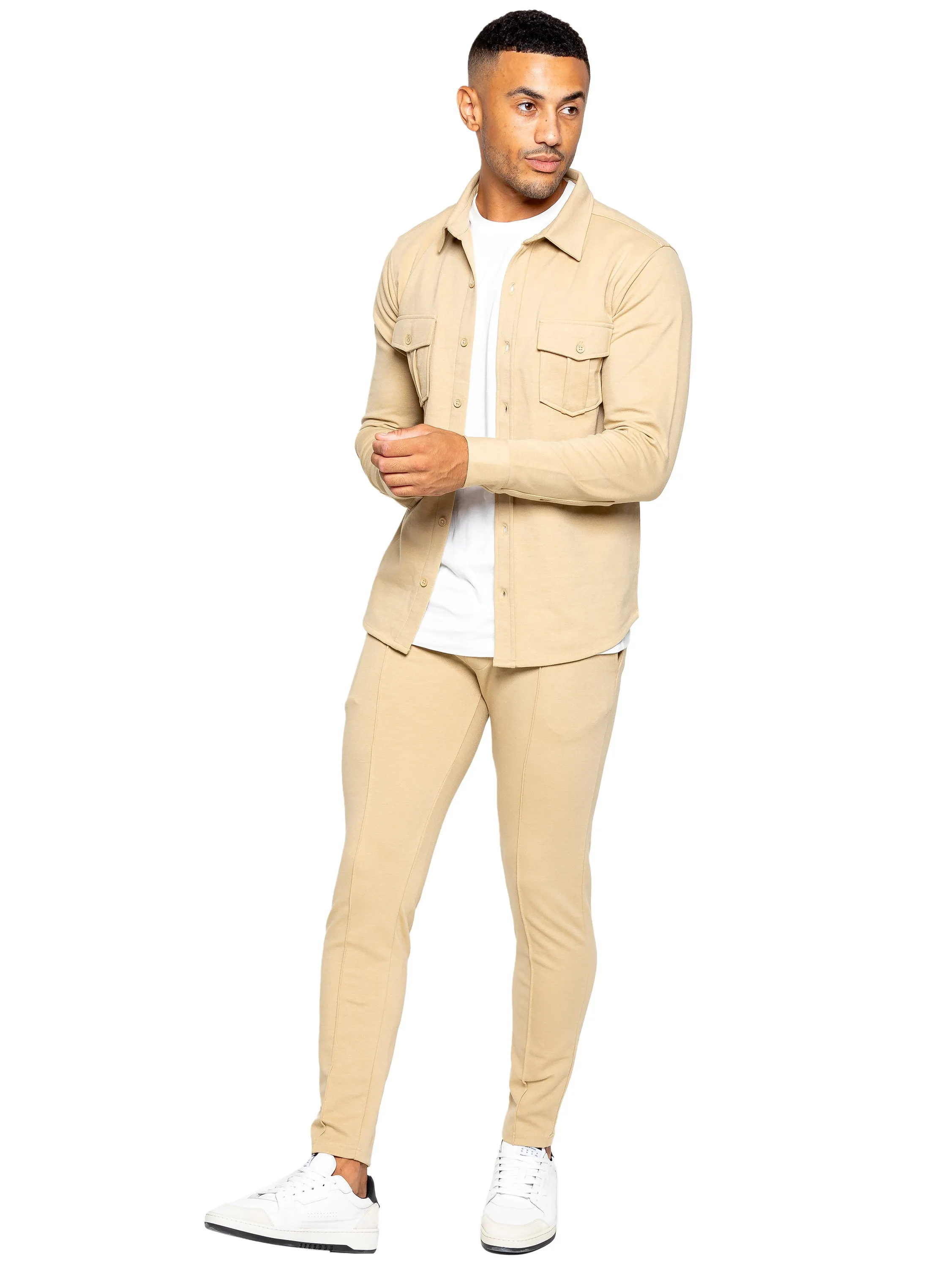 Enzo | Mens Overshirt Tracksuit Set