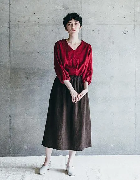 Fog Linen Work Charo Skirt