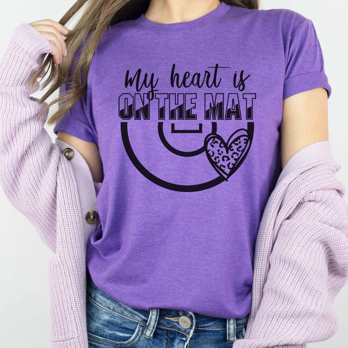 Heart Is On the Mat Tee