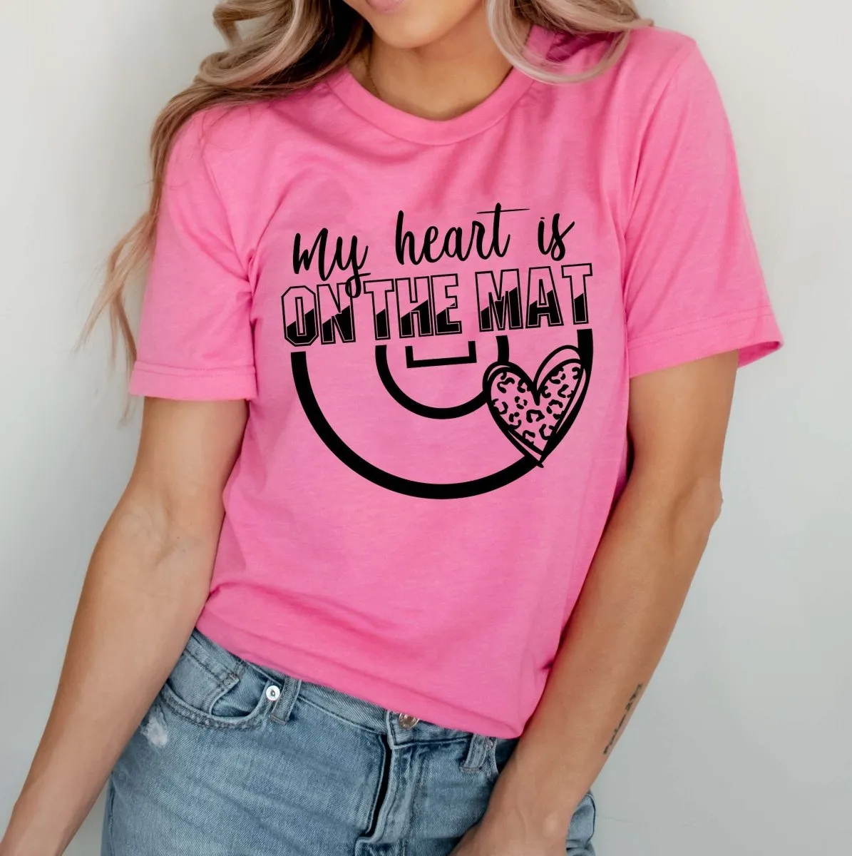 Heart Is On the Mat Tee