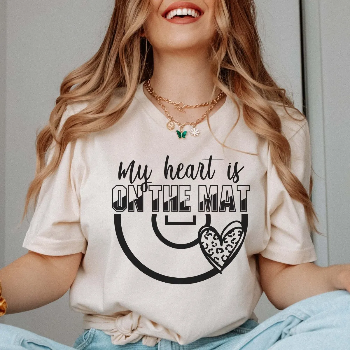 Heart Is On the Mat Tee