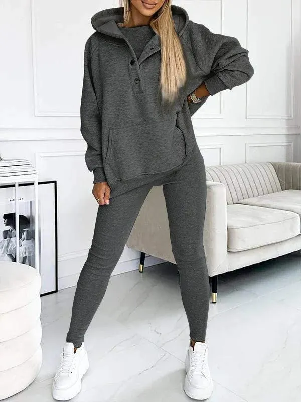 Ivyshape | Casual and Comfortable Sweatshirt Suit