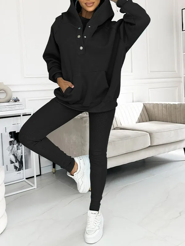 Ivyshape | Casual and Comfortable Sweatshirt Suit