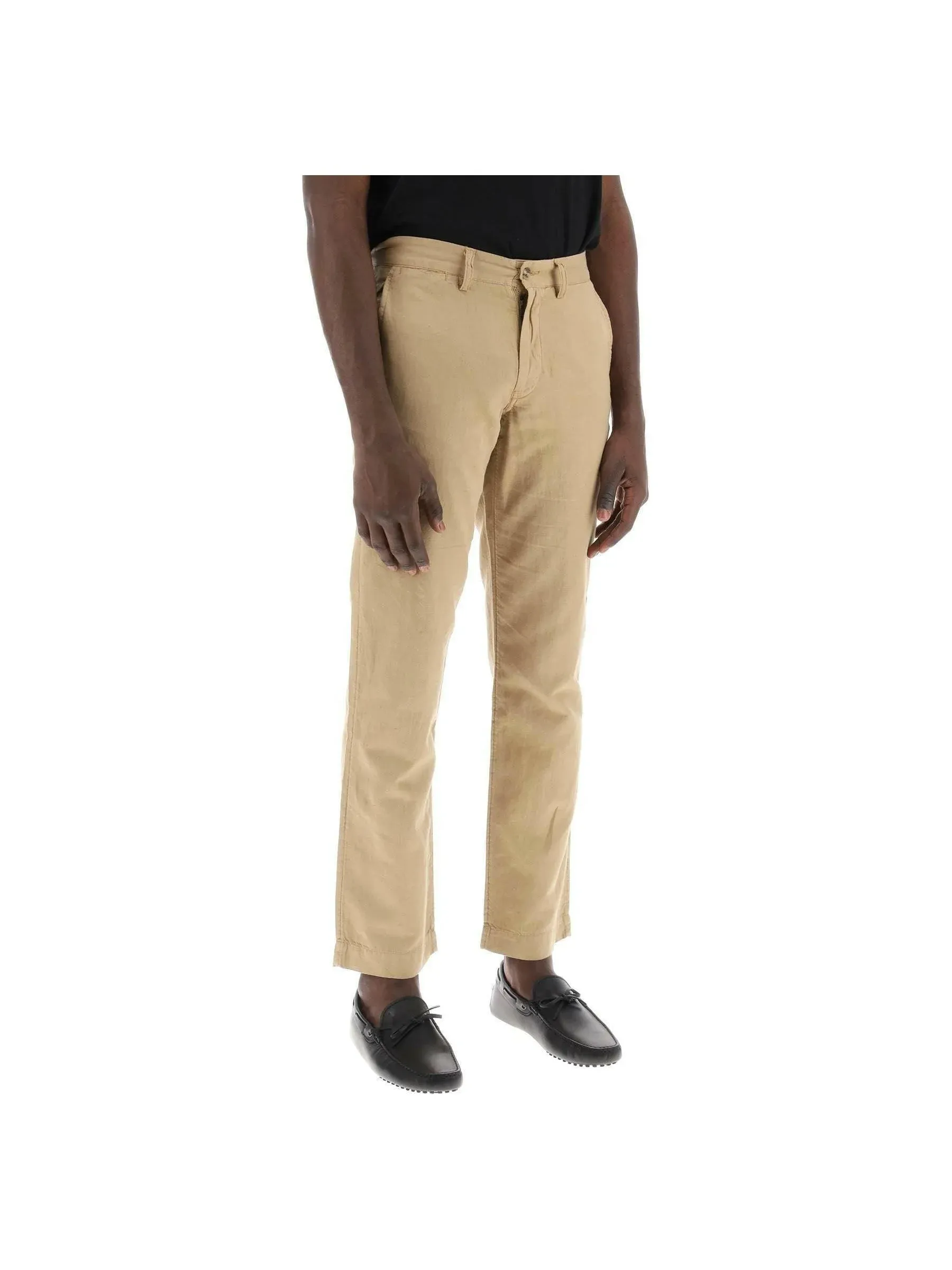 Linen Cotton Chino Trousers