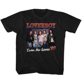 Loverboy Turn Me Loose Youth T-Shirt