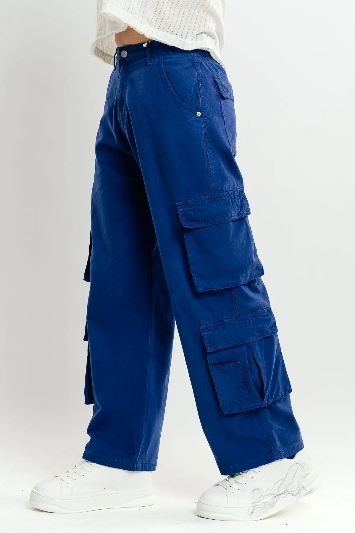 Men's Bright Blue Cargo Pants