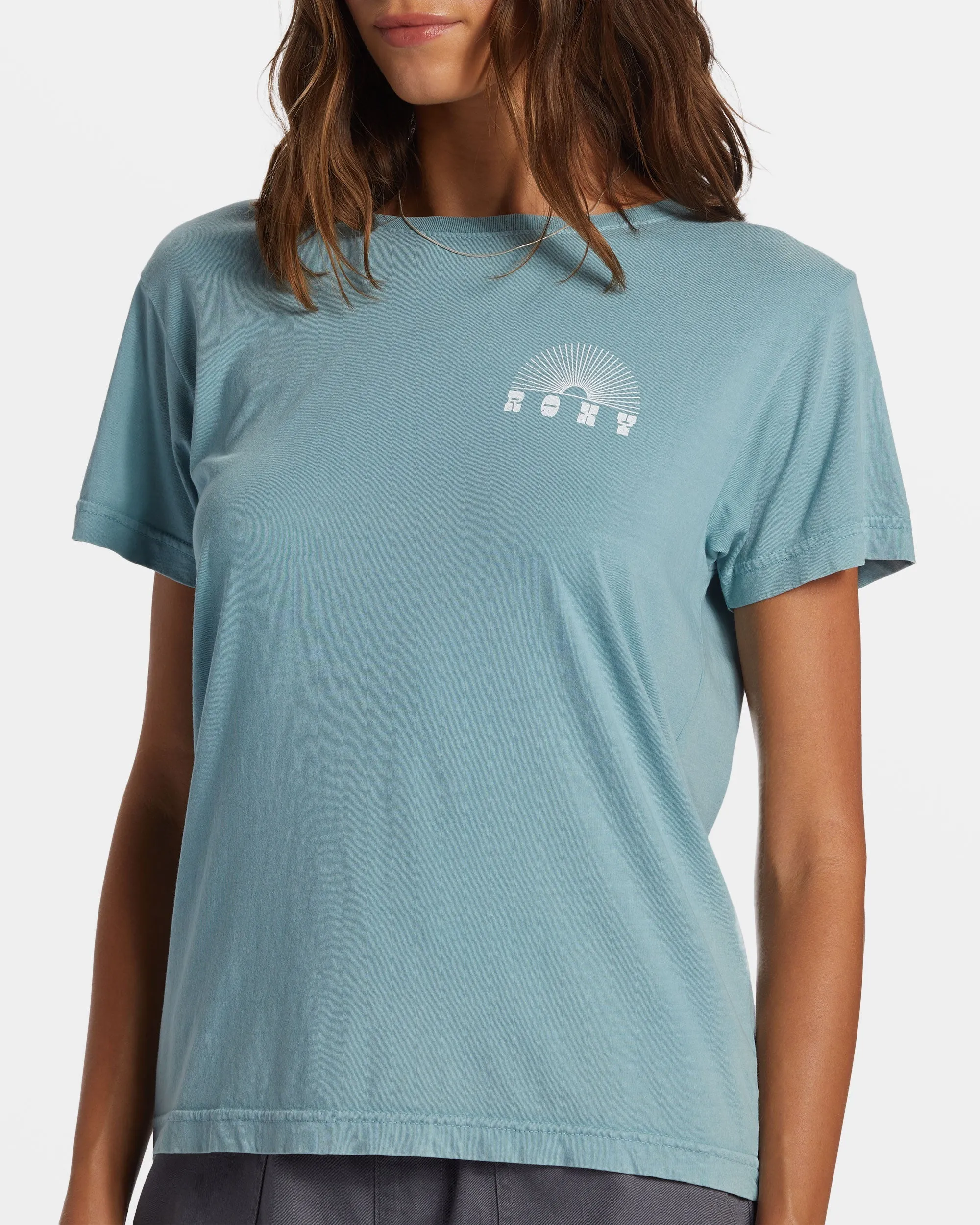 Paradise Peaks Short Sleeve T-Shirt - Mineral Blue