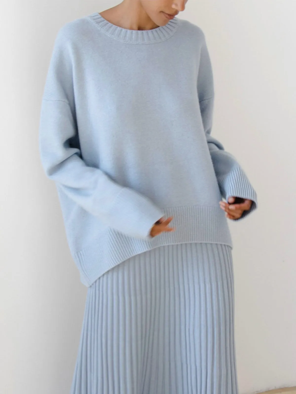 Simple Oversized Pullover Sweater