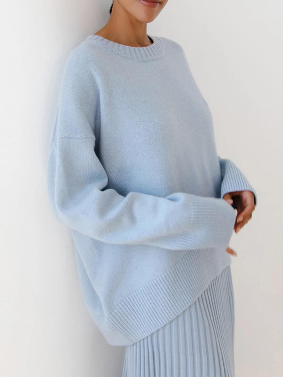 Simple Oversized Pullover Sweater