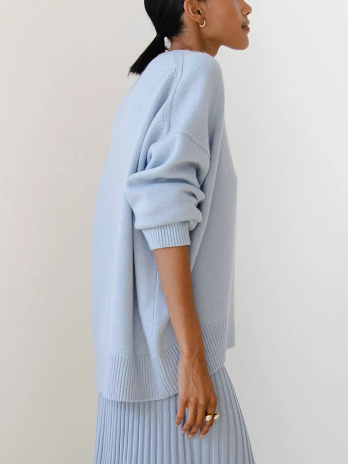 Simple Oversized Pullover Sweater