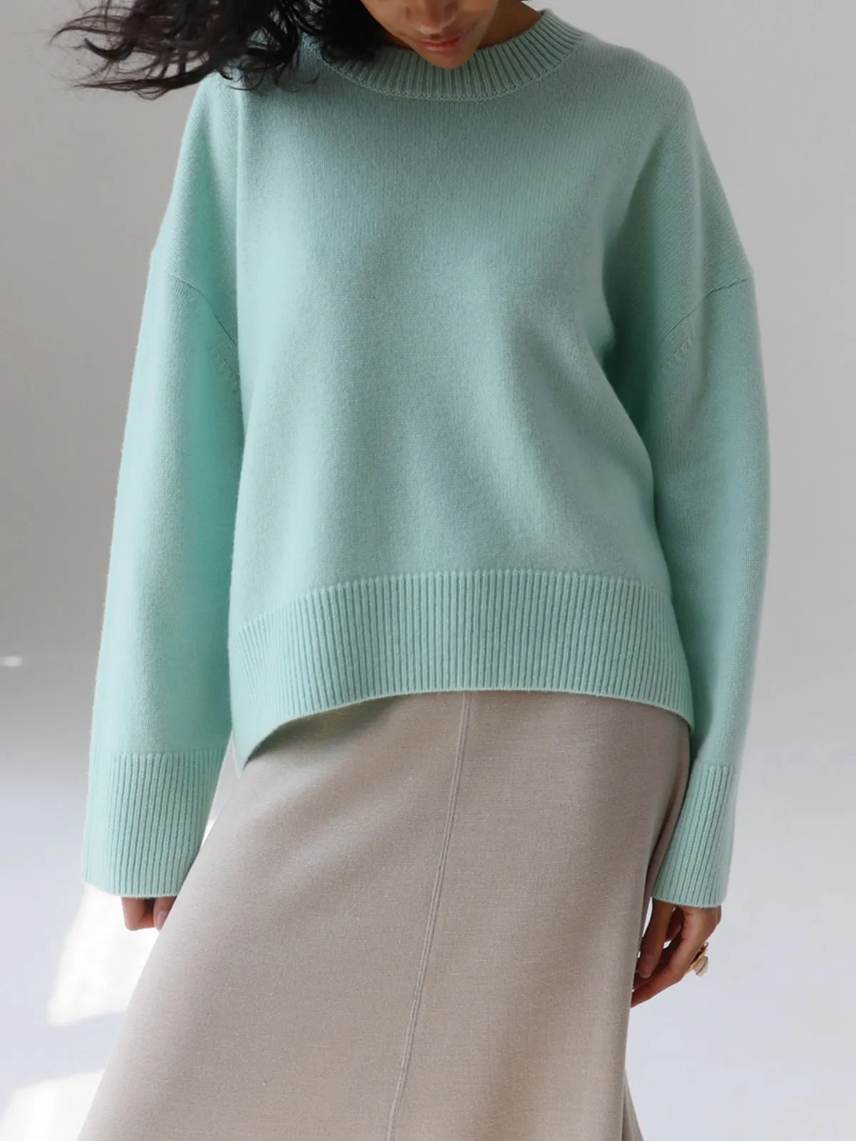 Simple Oversized Pullover Sweater