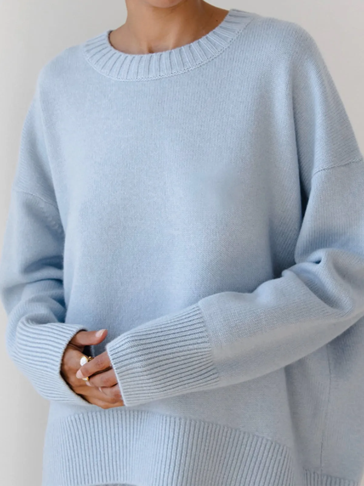 Simple Oversized Pullover Sweater