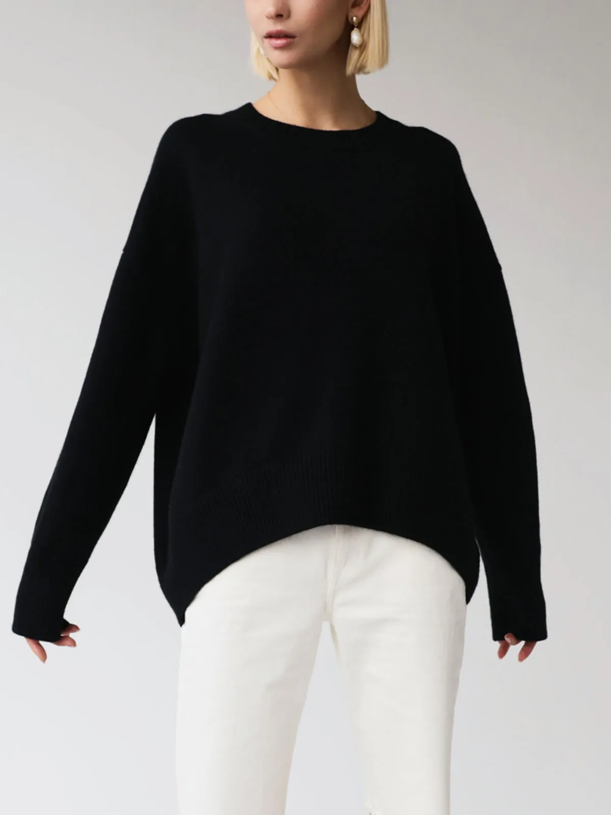 Simple Oversized Pullover Sweater