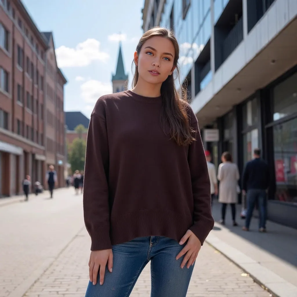 Simple Oversized Pullover Sweater