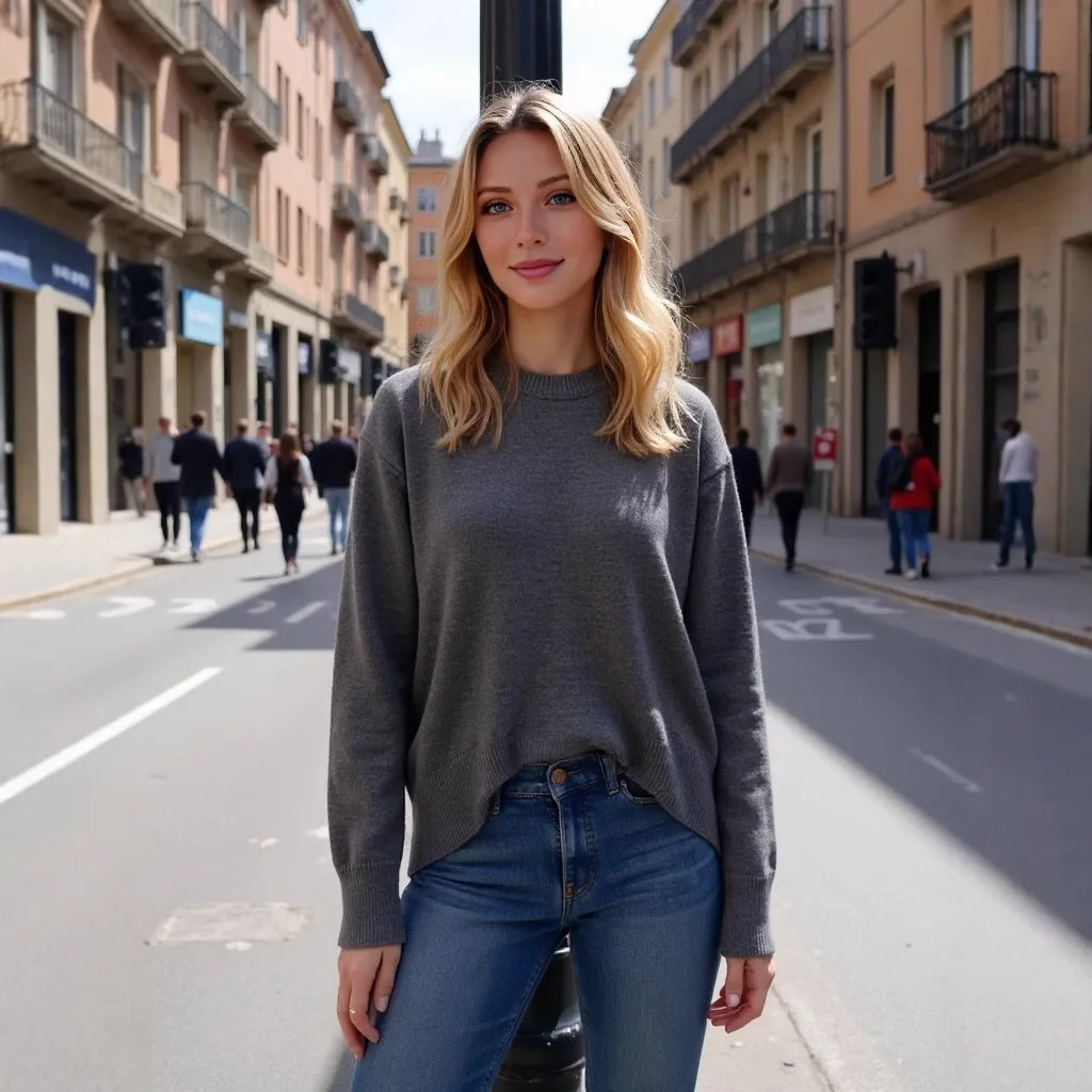 Simple Oversized Pullover Sweater