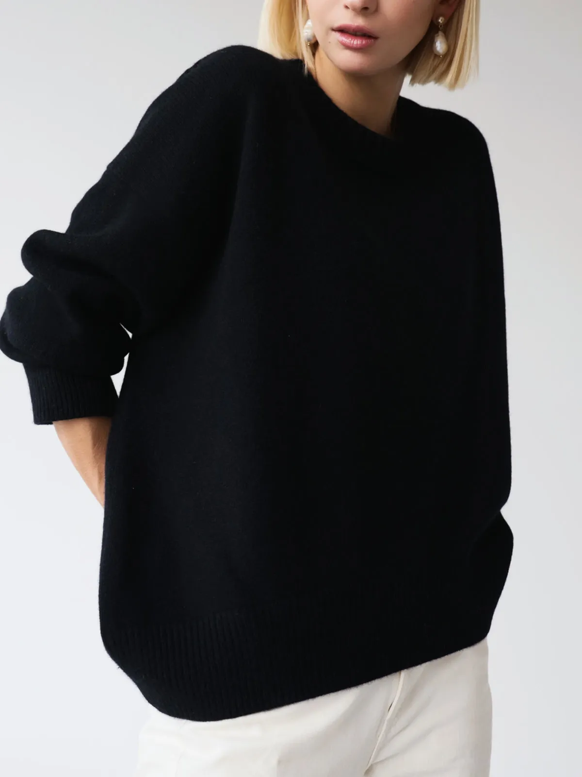 Simple Oversized Pullover Sweater