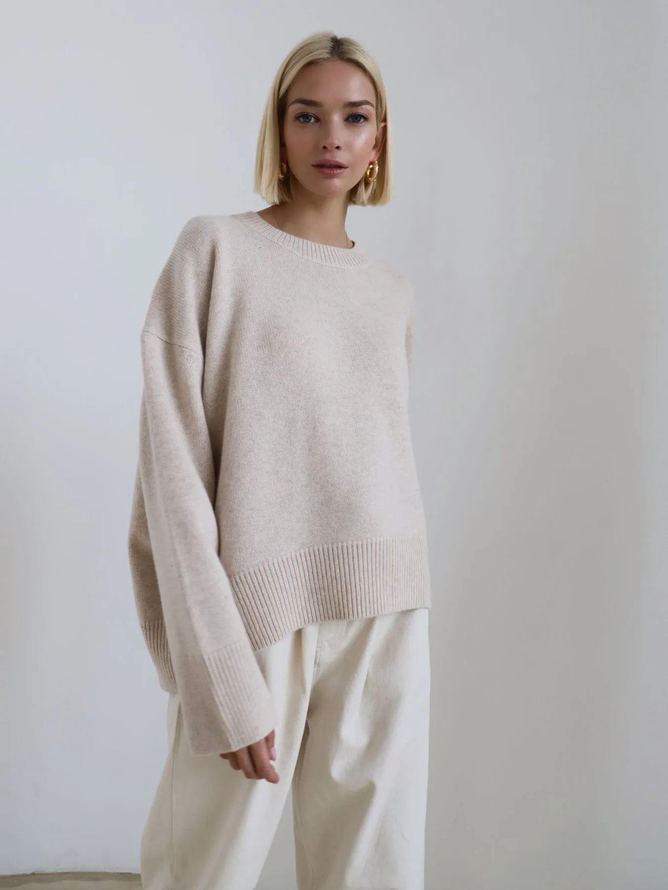 Simple Oversized Pullover Sweater