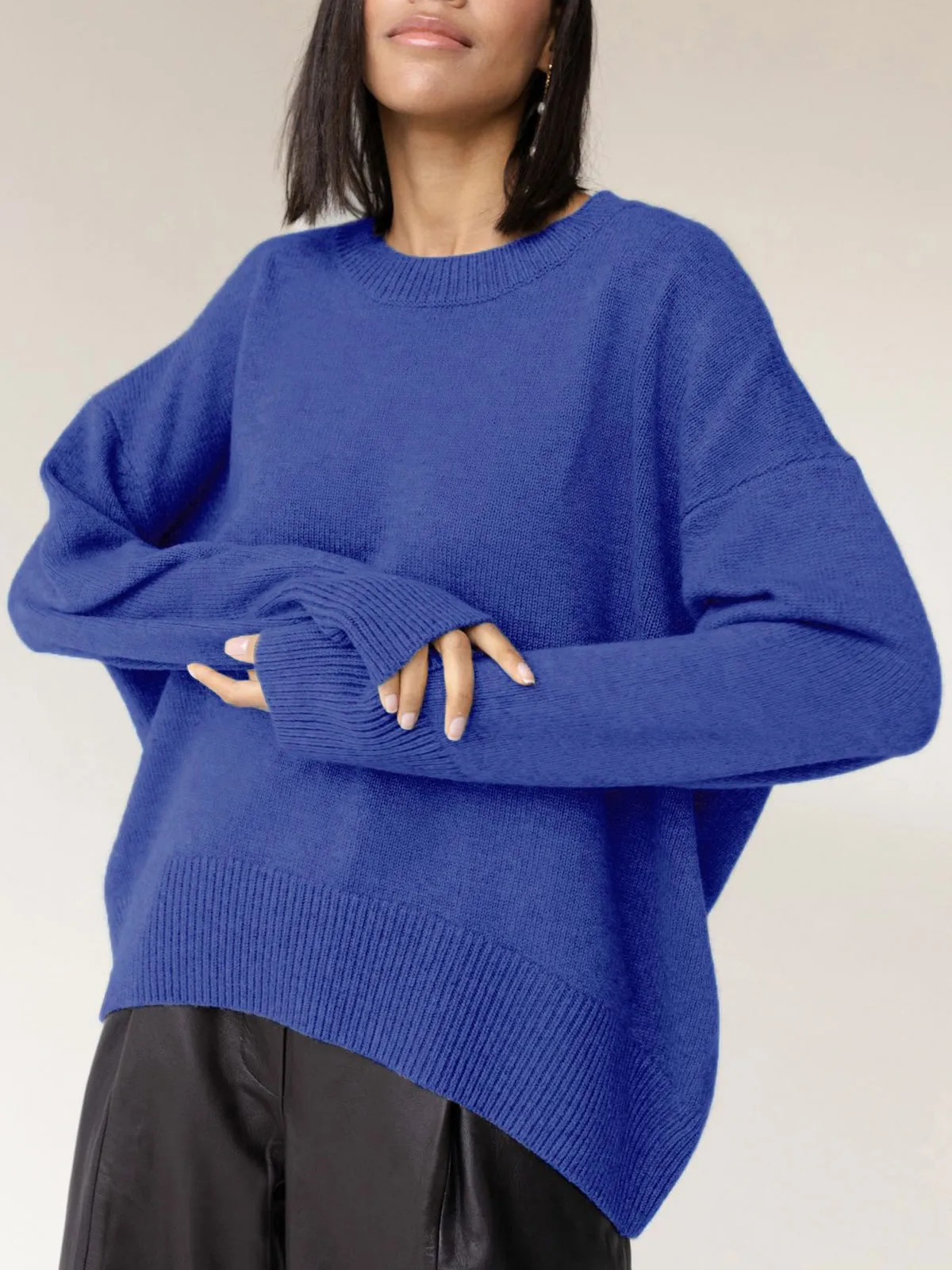 Simple Oversized Pullover Sweater