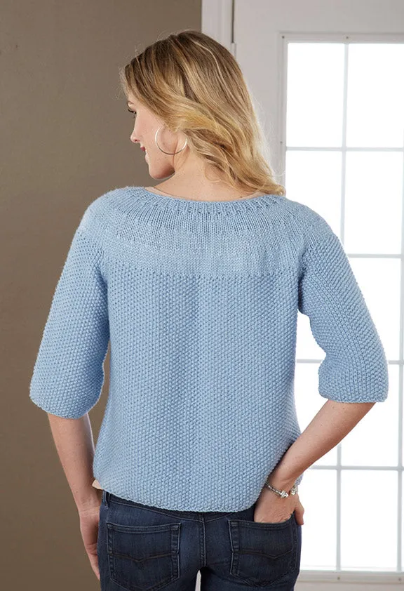 Simple Yoke Cardigan