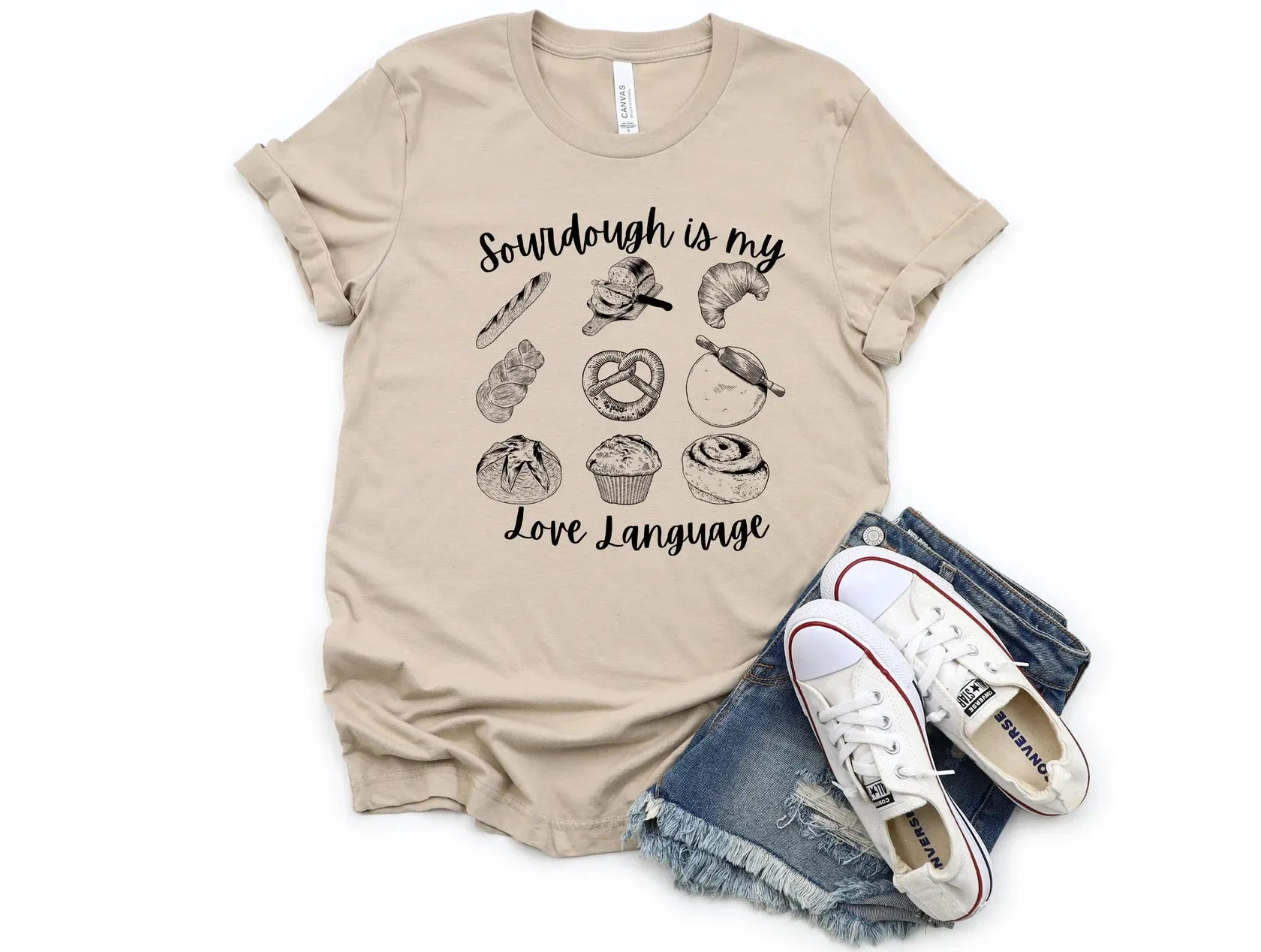 Sourdough Is My Love Language Graphic Tee or Sweatshirt