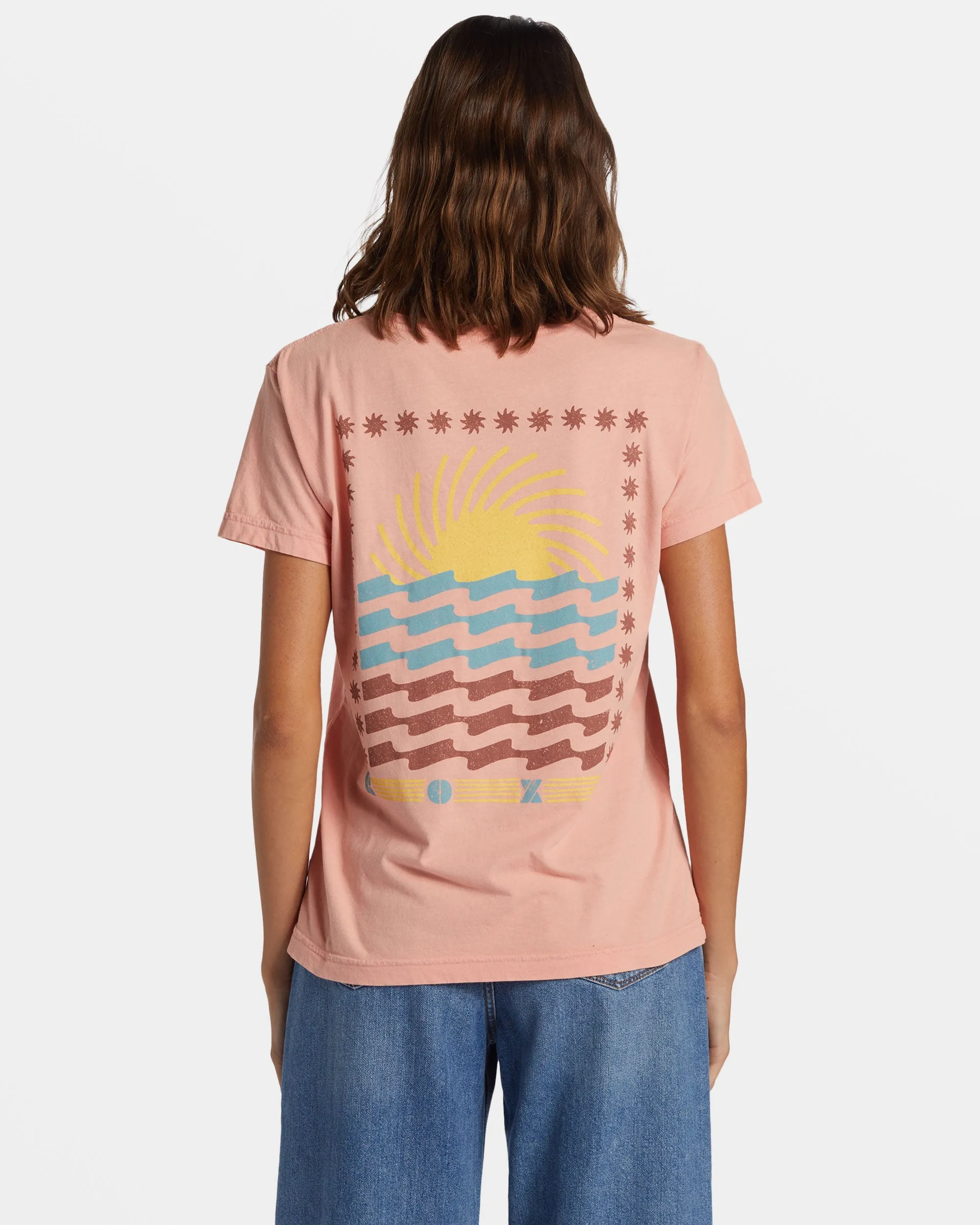 Sun Spun Short Sleeve T-Shirt - Candlelight Peach