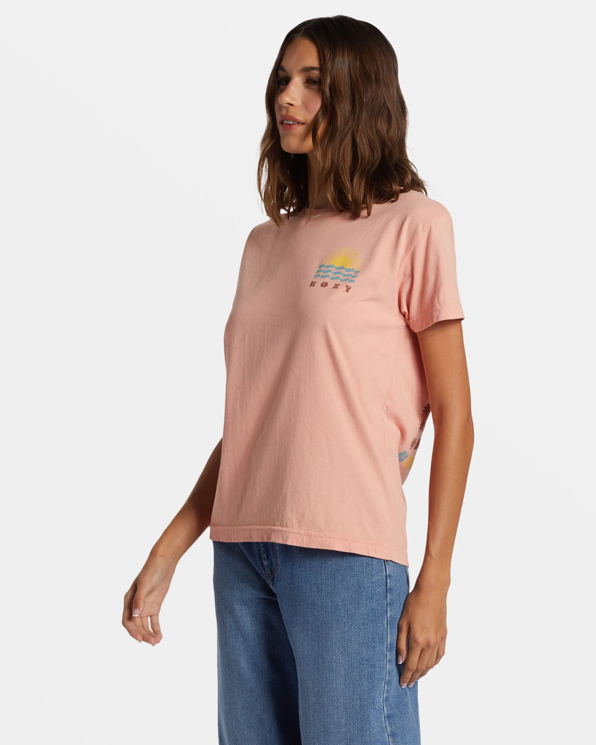 Sun Spun Short Sleeve T-Shirt - Candlelight Peach