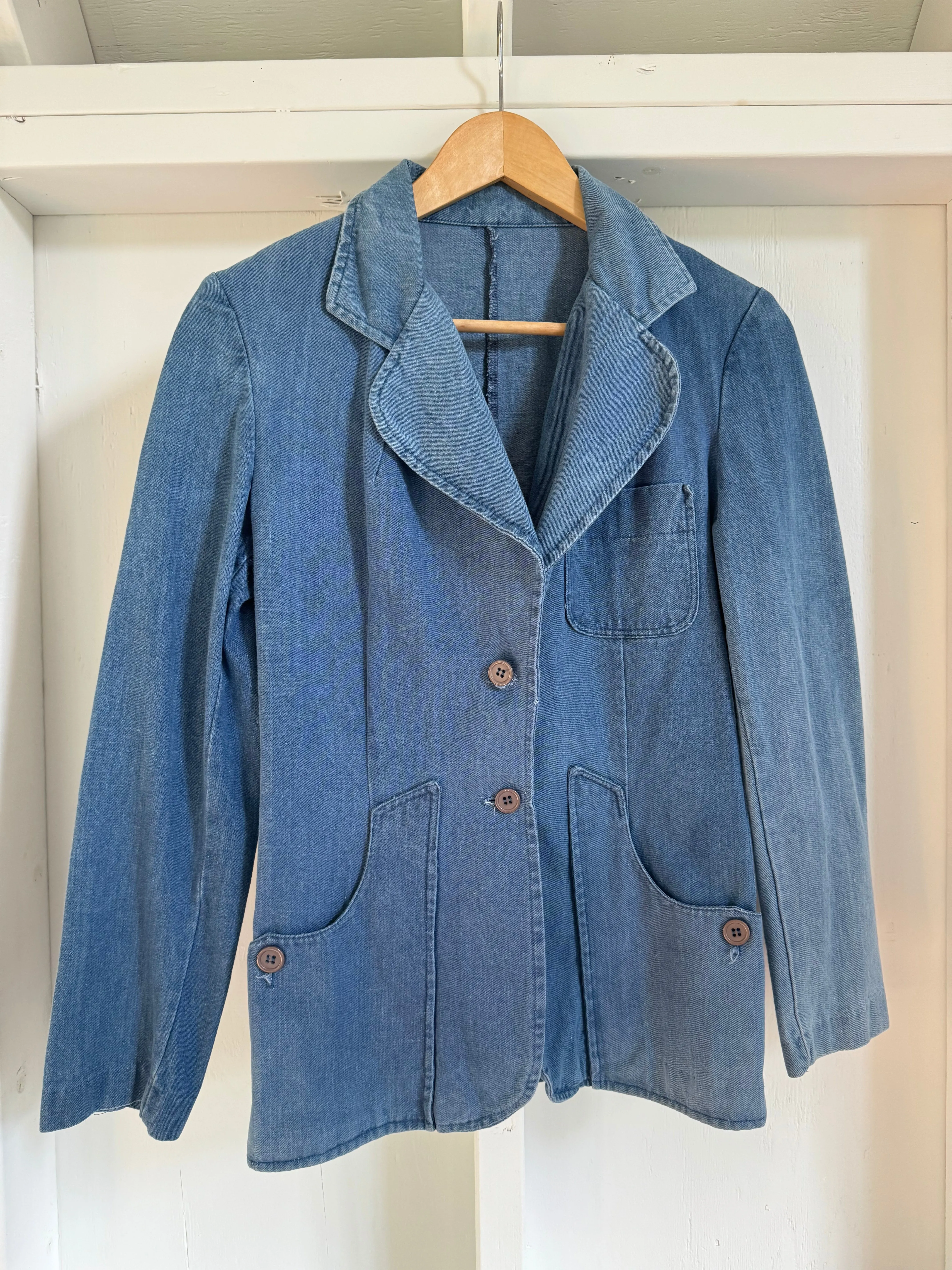 Vintage Denim Blazer