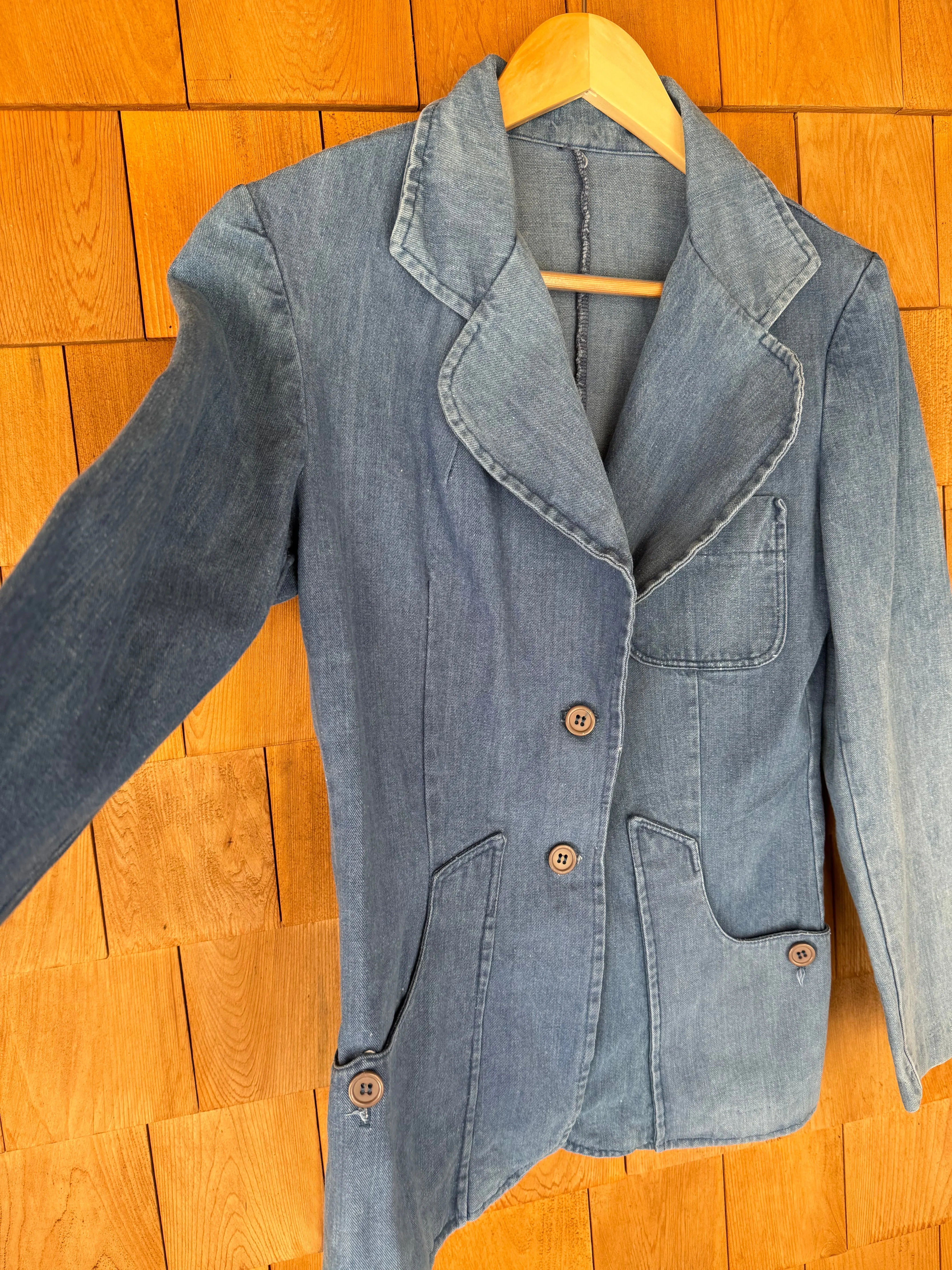 Vintage Denim Blazer