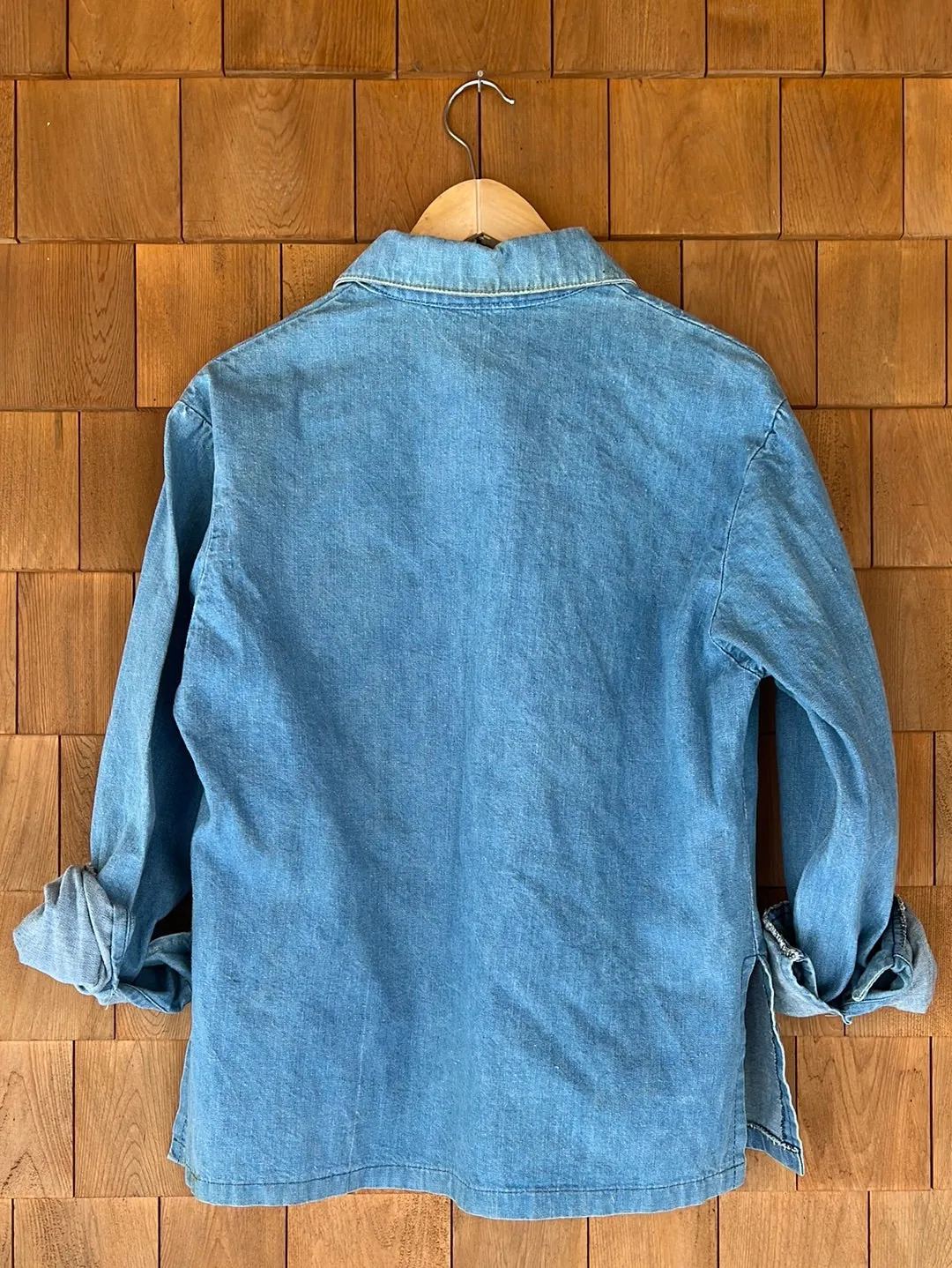 Vintage Denim Pop Over Shirt