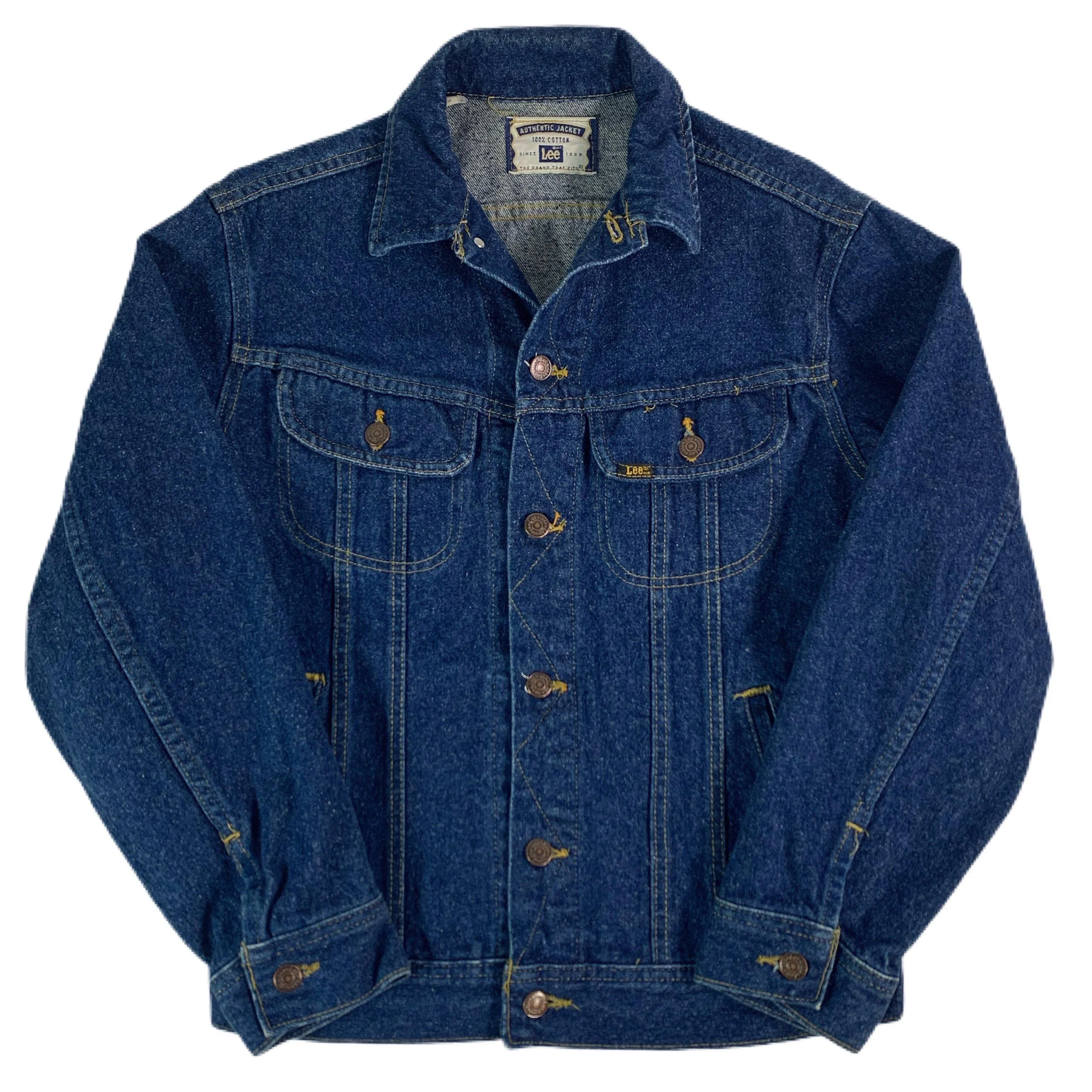 Vintage Lee Dark Blue "White Tab" Denim Jacket